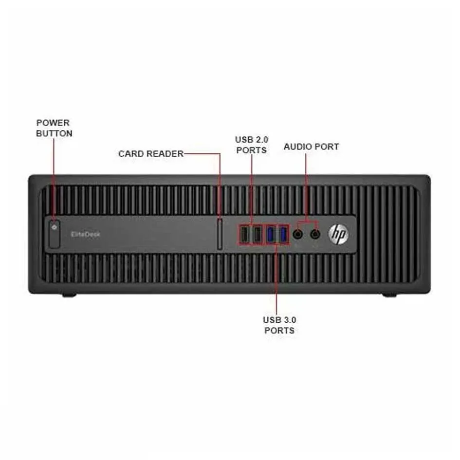مینی کیس استوک اچ پی نسل ششم HP G2 ProDesk 600 i7-6700 با رم 8 و هارد 500گیگ