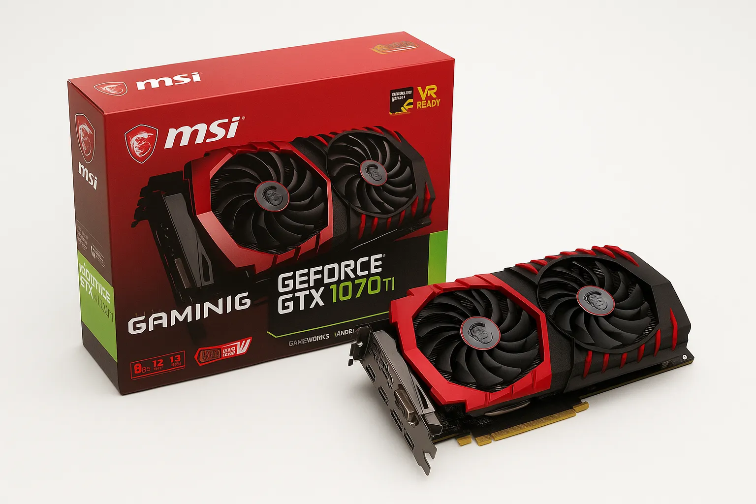 کارت گرافیک ام اس آی مدل MSI GeForce GTX 1070 Ti GAMING 8G استوک
