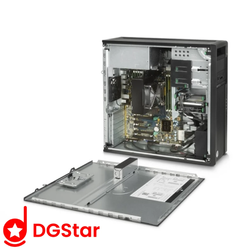 کیس استوک HP Workstation Z440 سرور ورک استیشن حرفه ای سی پی یو /SSD256و xeon 2680 v4/ram 64gb ddr4/hdd 500gb